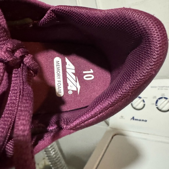 AVIA shoes. Maroon in color. Memory foam. Worn twice. Size 10. Women. - Picture 3 of 4